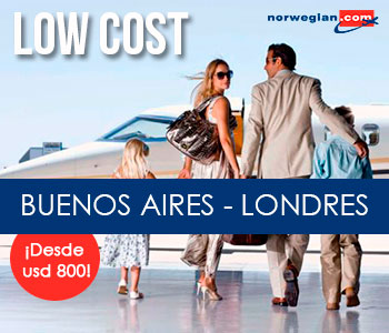 Low cost Norwegian Buenos Aires Londres